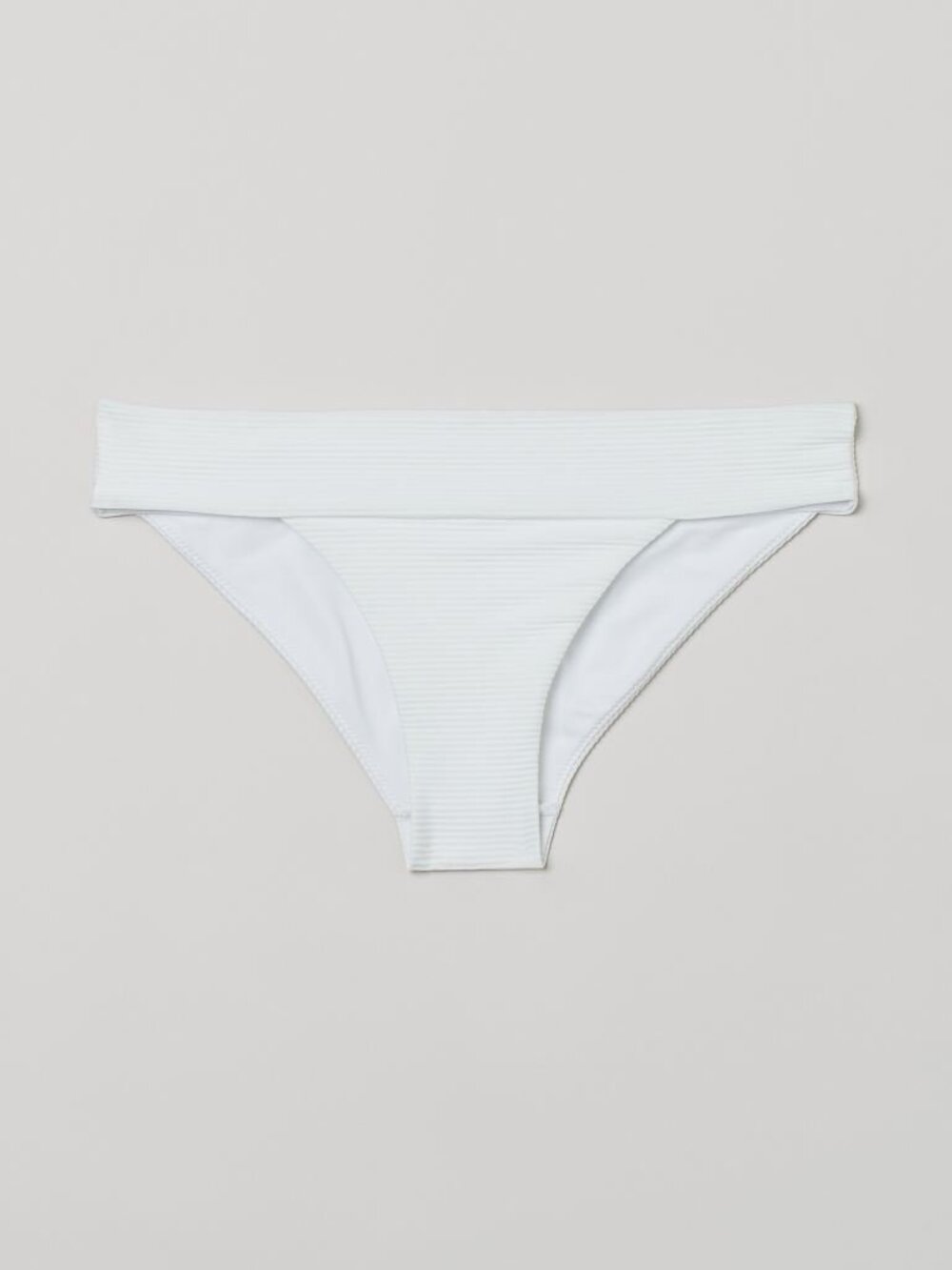 H&M Cheeky Bikini Swimsuit Bottoms - White - Size 8